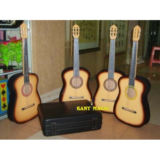 3 APPEARING GUITARS FROM SUITCASE