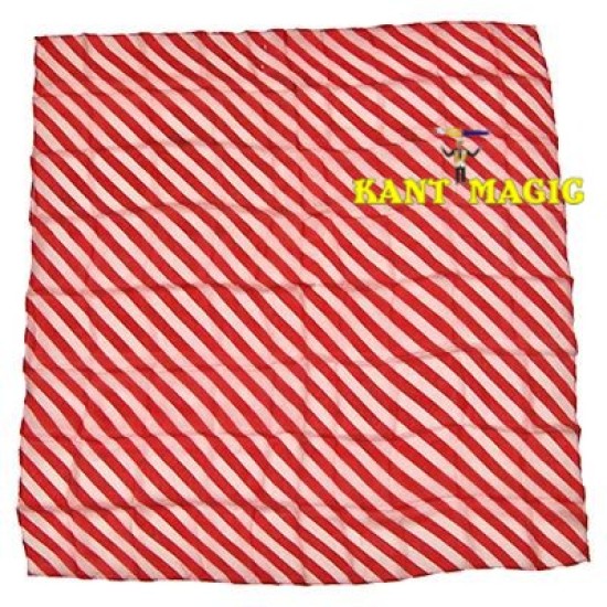 36 Inch ZEBRA SILK( RED & WHITE )