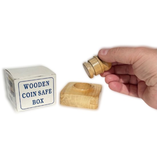 COIN SAFE WOOD