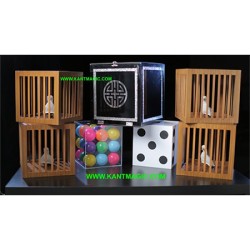 DICE TO CRYSTAL CUBE TO 4 CAGES - IM