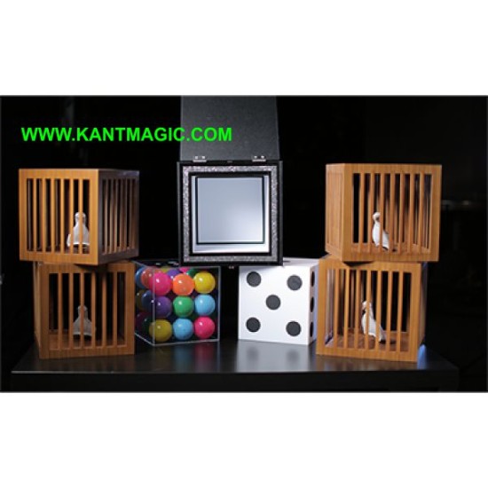 DICE TO CRYSTAL CUBE TO 4 CAGES - IM