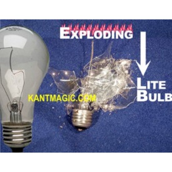 EXPLODING LIGHT BULB