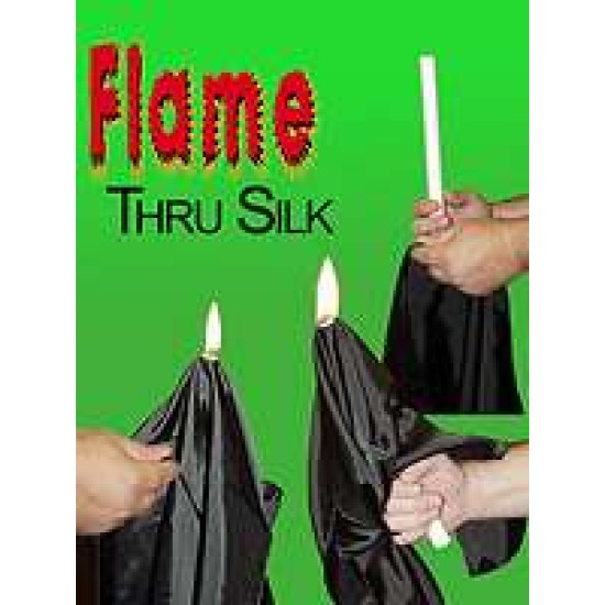 CANDLE FLAME THRU SILK by Kant Magic