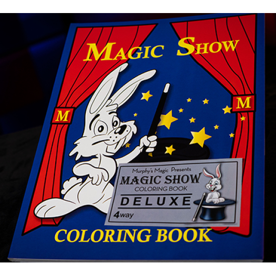 MAGIC SHOW Coloring Book DELUXE (4 way) by Murphy's Magic