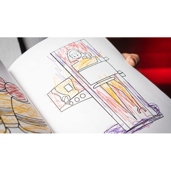 MAGIC SHOW Coloring Book DELUXE (4 way) by Murphy's Magic