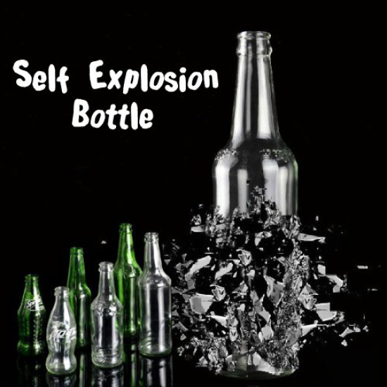 SELF EXPLOSION BOTTLE -TRANSPARENT COCA COLA BOTTLE (1 PIECES)